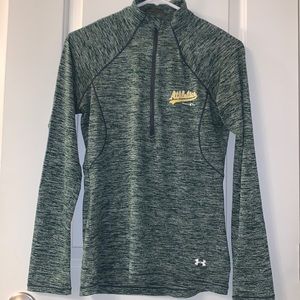 Oakland Athletics Baseball Womens Under Armour Top